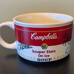 Campbell’s SOUPER STAR ON ICE Mug ~ Nicole Bobek ~ Michelle Kwan ~ Tara Lipinski